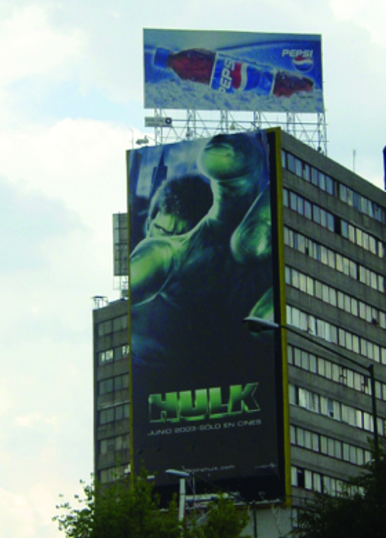 Lona Impresa XL - Publicidad en Edificios y Torres